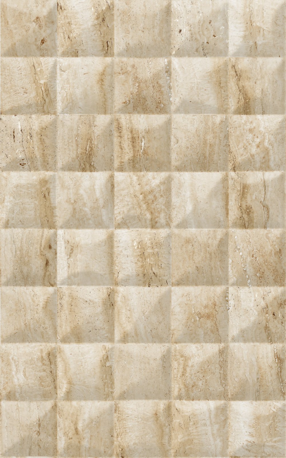 ASIA TILE 25X40 ENZO CREAM DECOR EMBOSSED